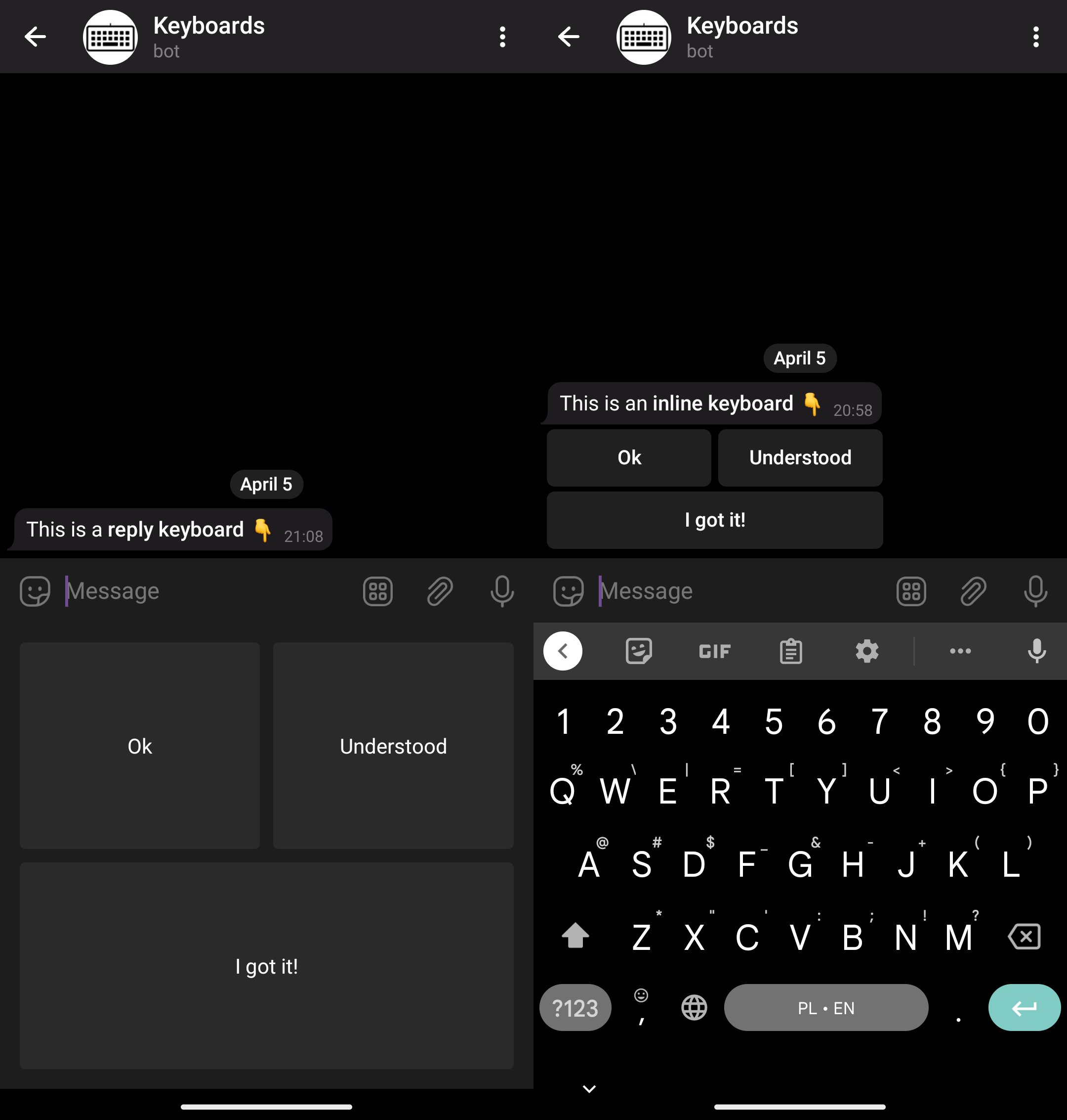 Keyboards comparison Keyboards comparison